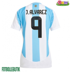 Argentina Julian Alvarez #9 Hemmatröja Kvinnor Copa America 2024 Kortärmad